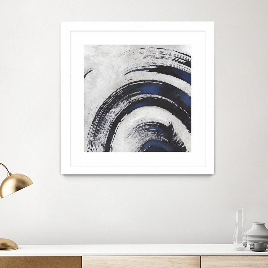 Stroke II by PI Studio on GIANT ART - blue abstract