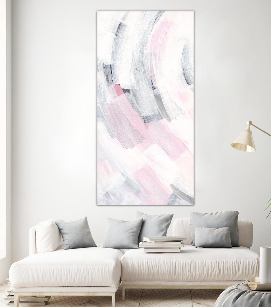 Neutral Breeze I by PI Studio on GIANT ART - pink abstract