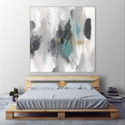 Gray Days I by PI Studio on GIANT ART - white abstract