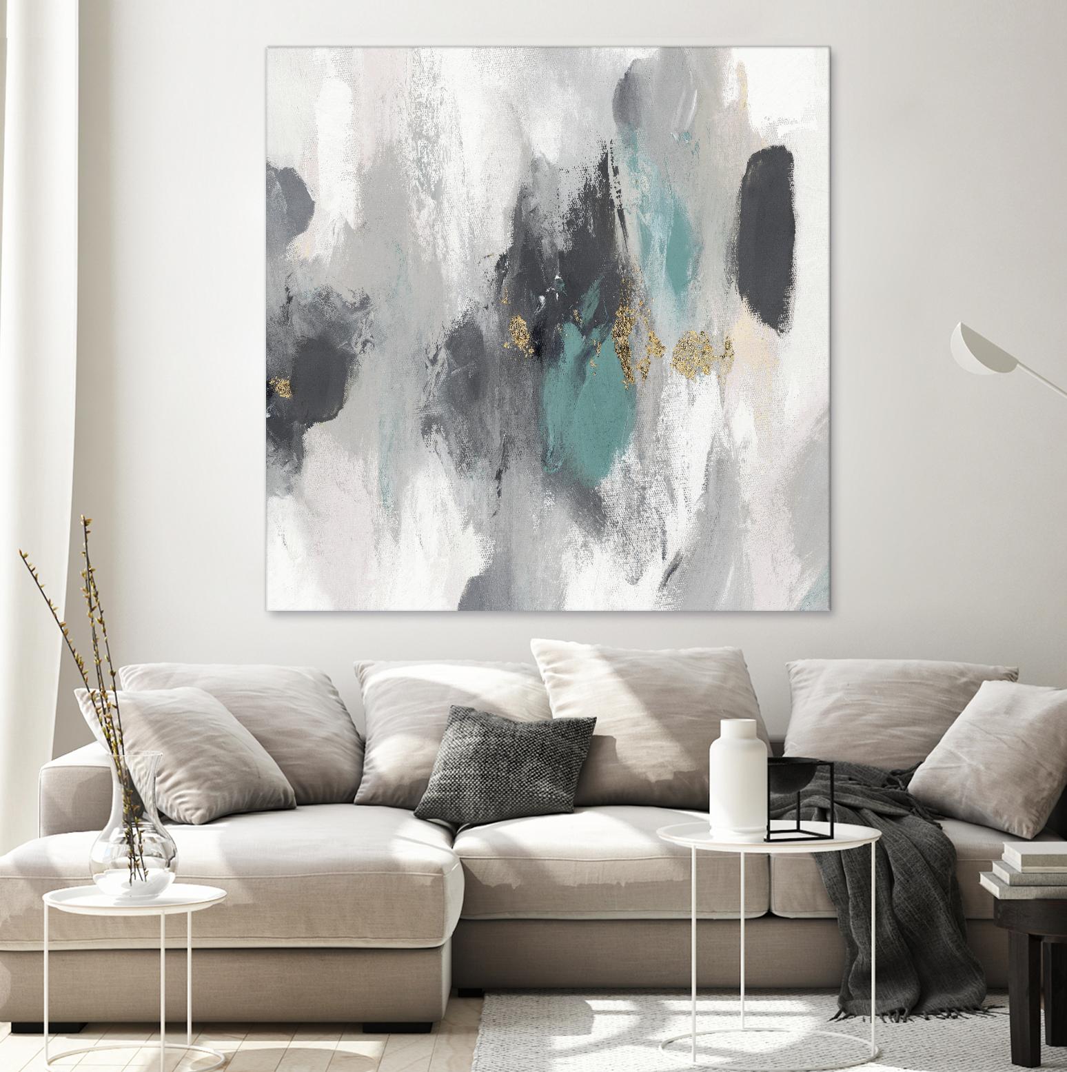Gray Days I by PI Studio on GIANT ART - white abstract