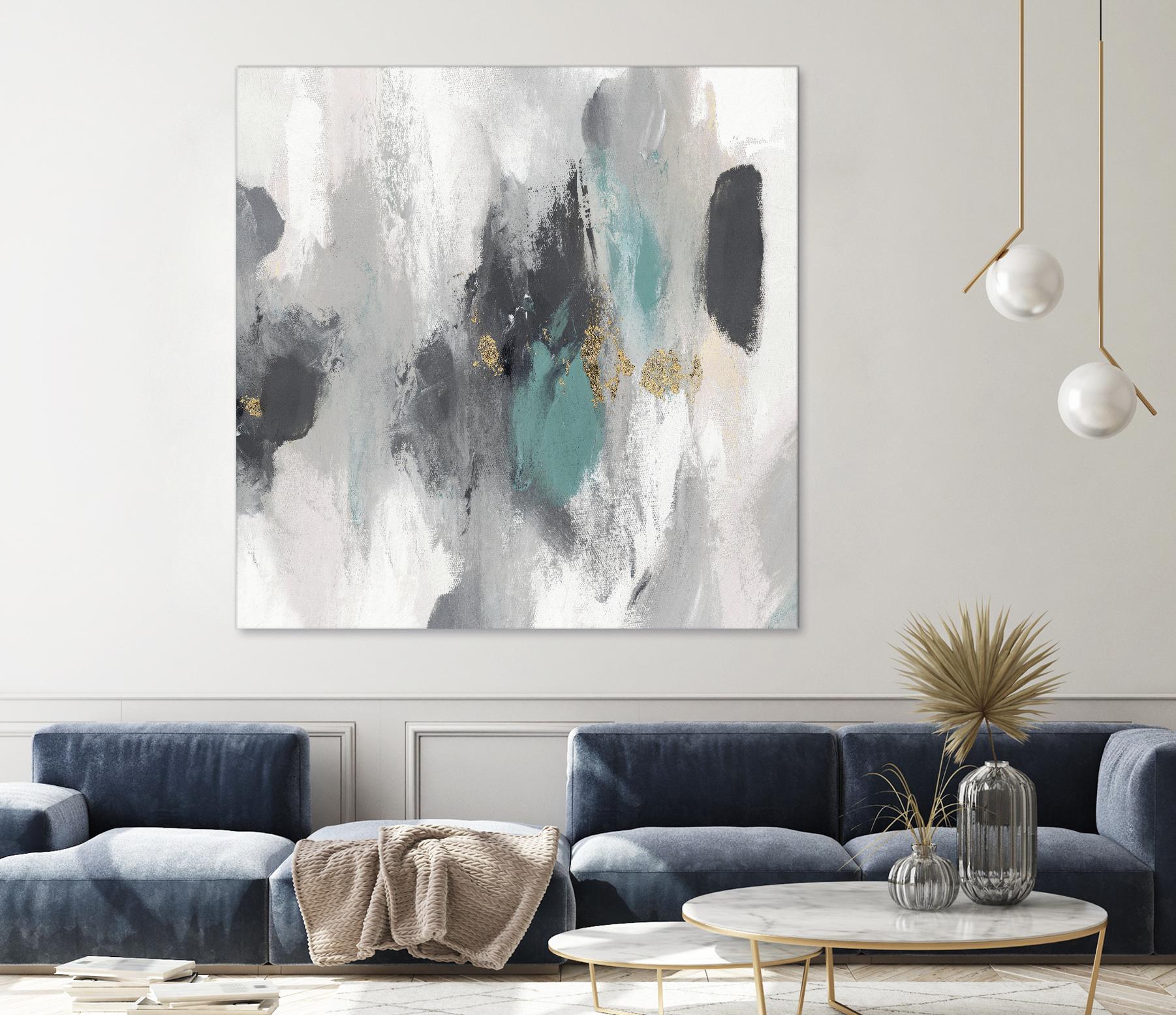 Gray Days I by PI Studio on GIANT ART - white abstract