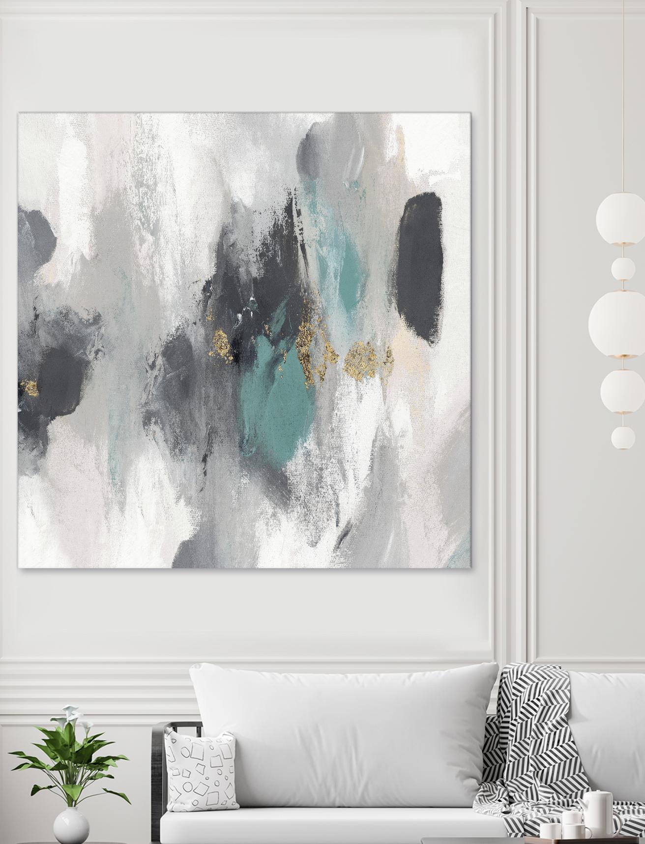 Gray Days I by PI Studio on GIANT ART - white abstract