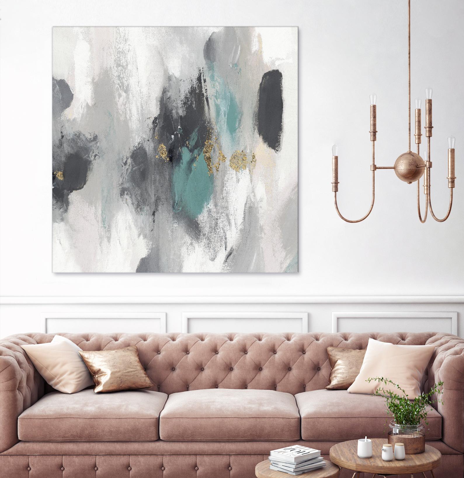 Gray Days I by PI Studio on GIANT ART - white abstract