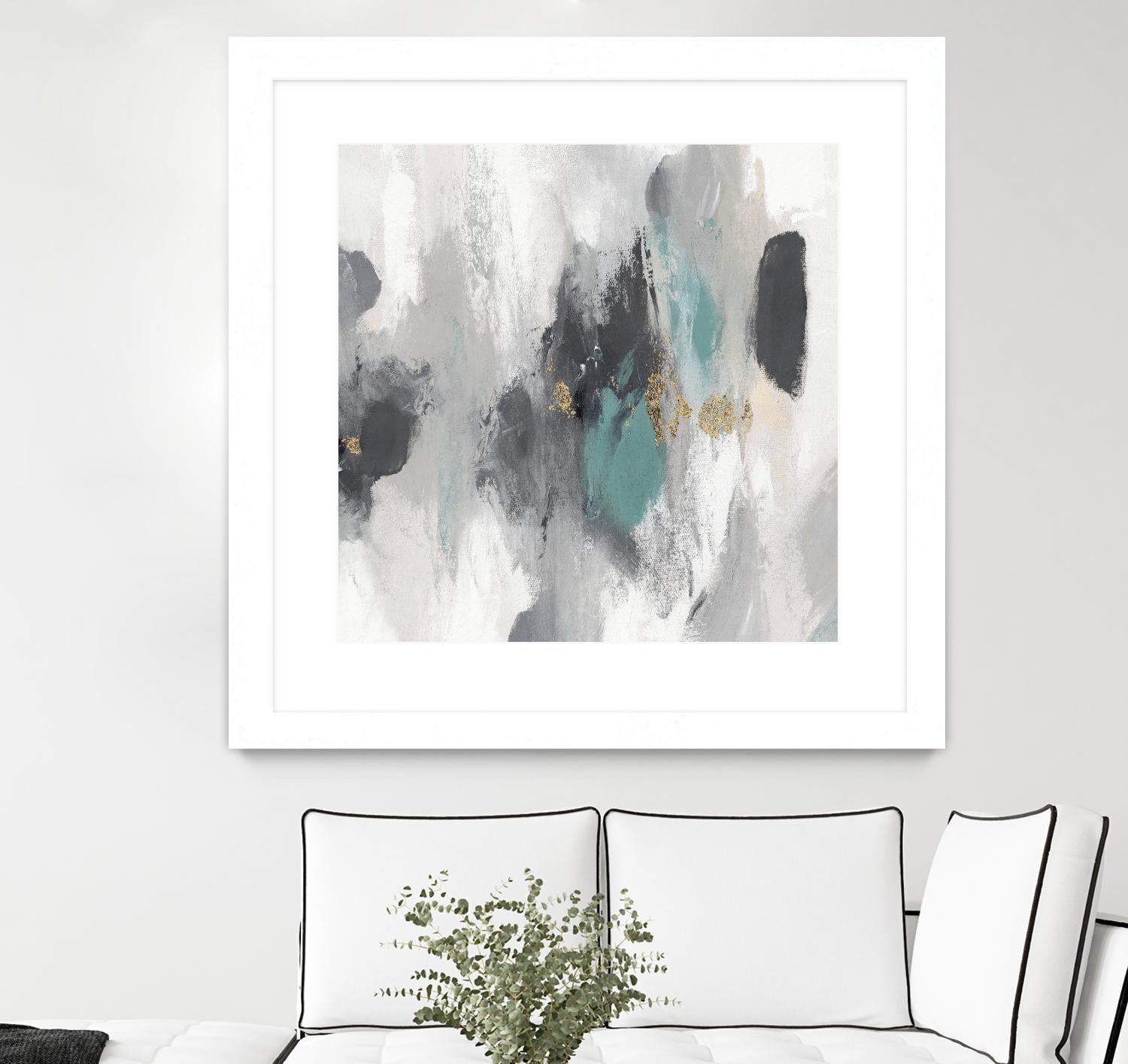Gray Days I by PI Studio on GIANT ART - white abstract