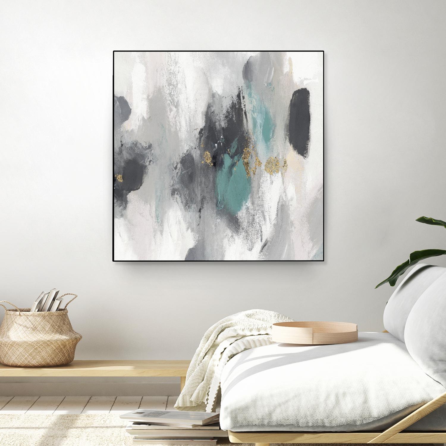 Gray Days I by PI Studio on GIANT ART - white abstract