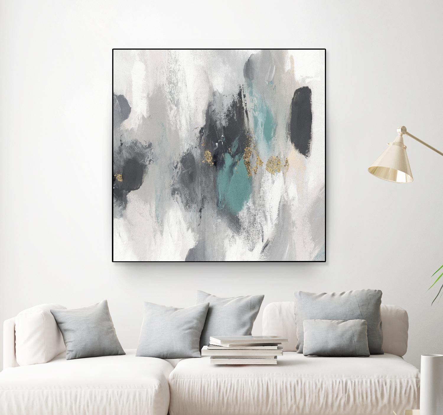 Gray Days I by PI Studio on GIANT ART - white abstract