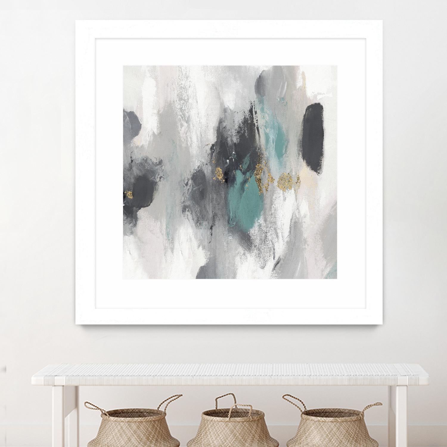 Gray Days I by PI Studio on GIANT ART - white abstract