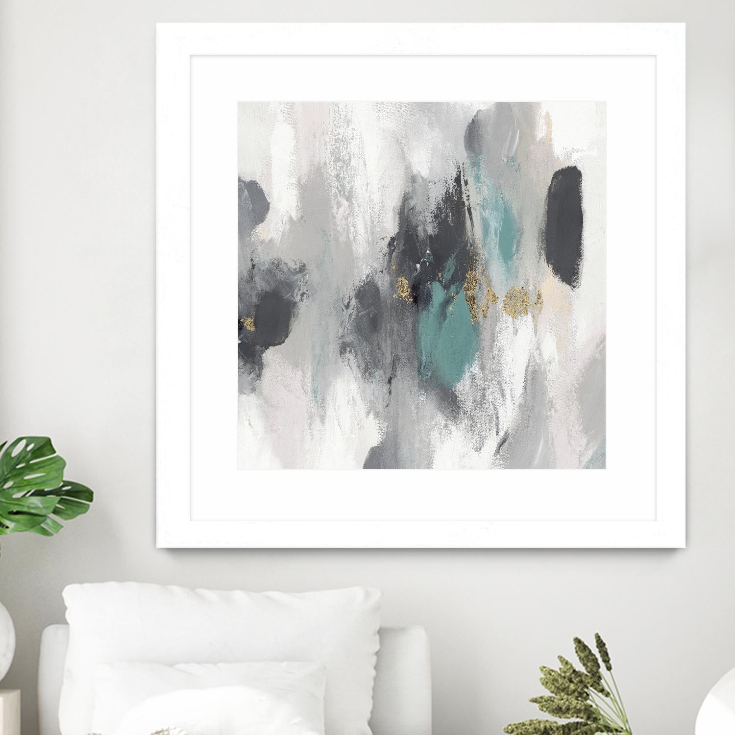 Gray Days I by PI Studio on GIANT ART - white abstract