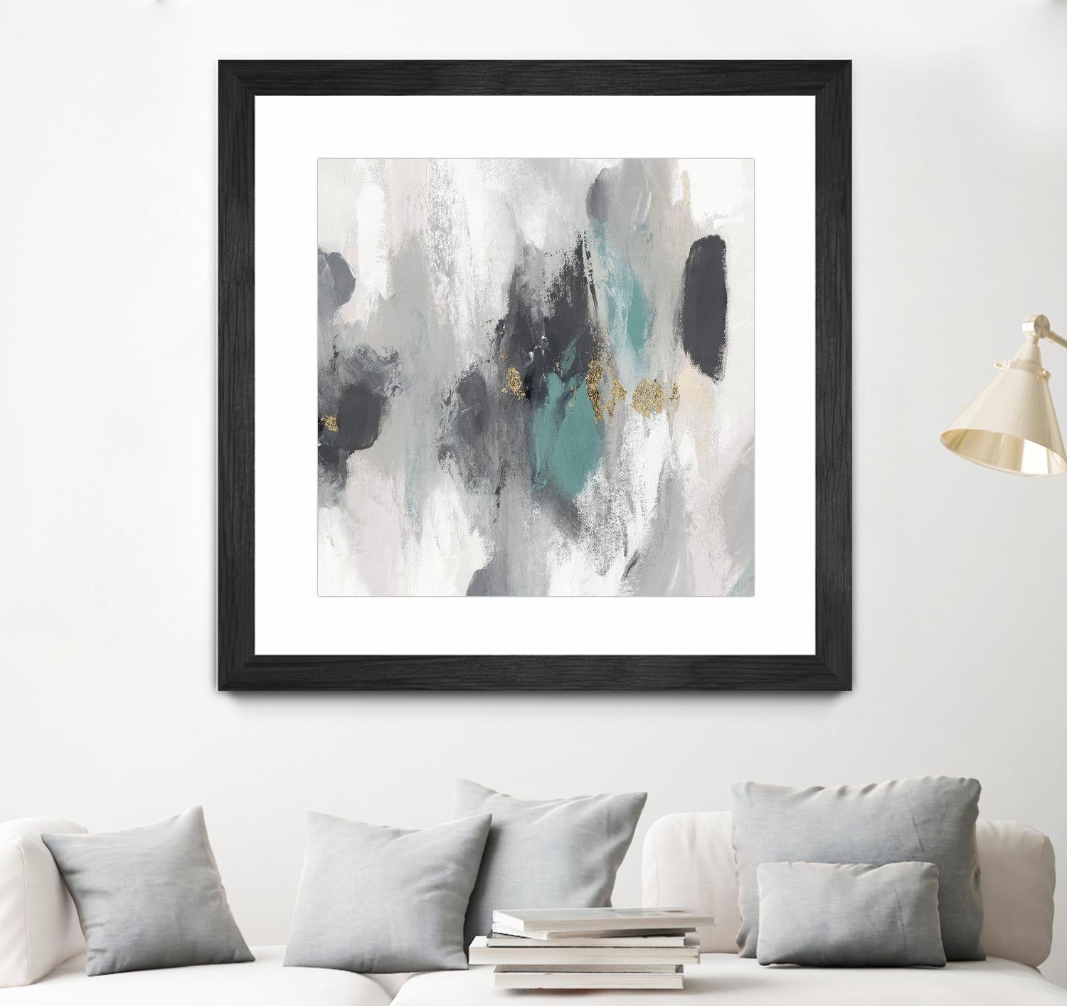 Gray Days I by PI Studio on GIANT ART - white abstract