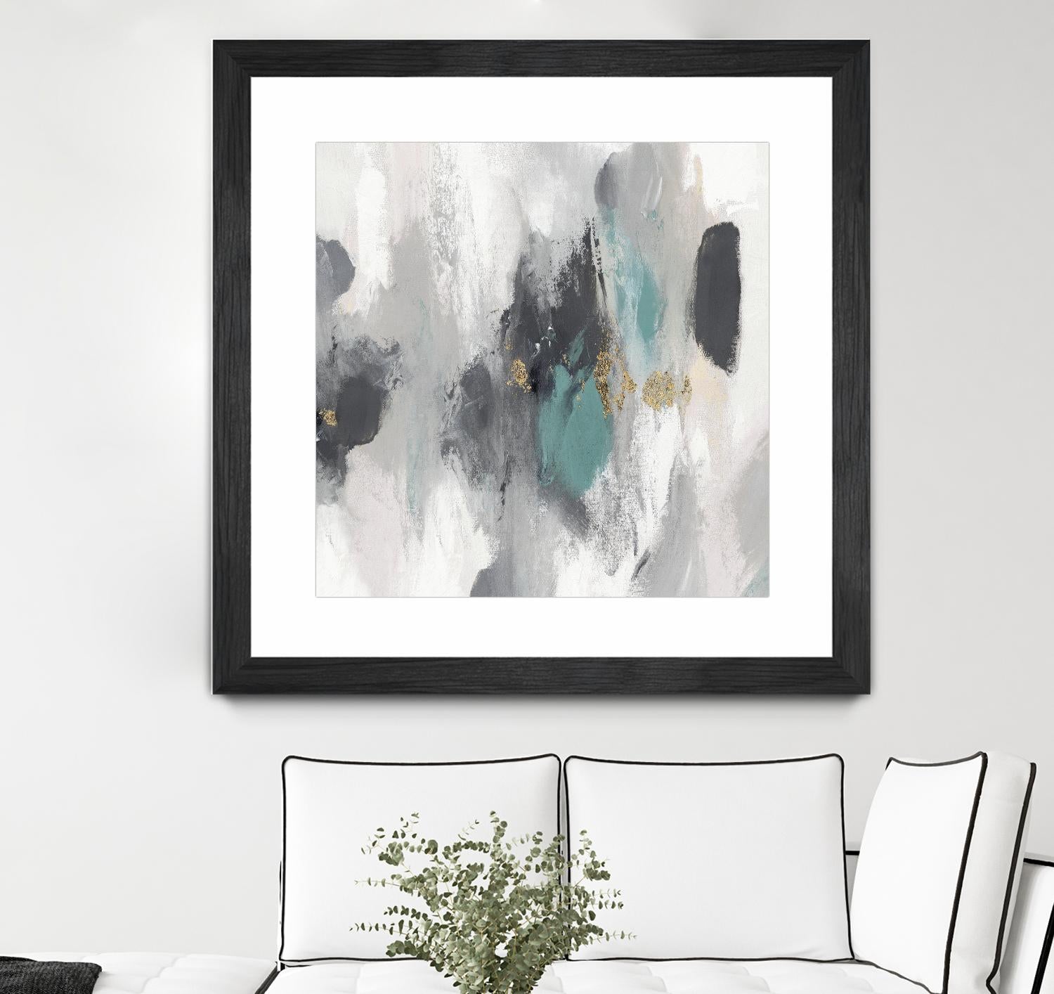 Gray Days I by PI Studio on GIANT ART - white abstract