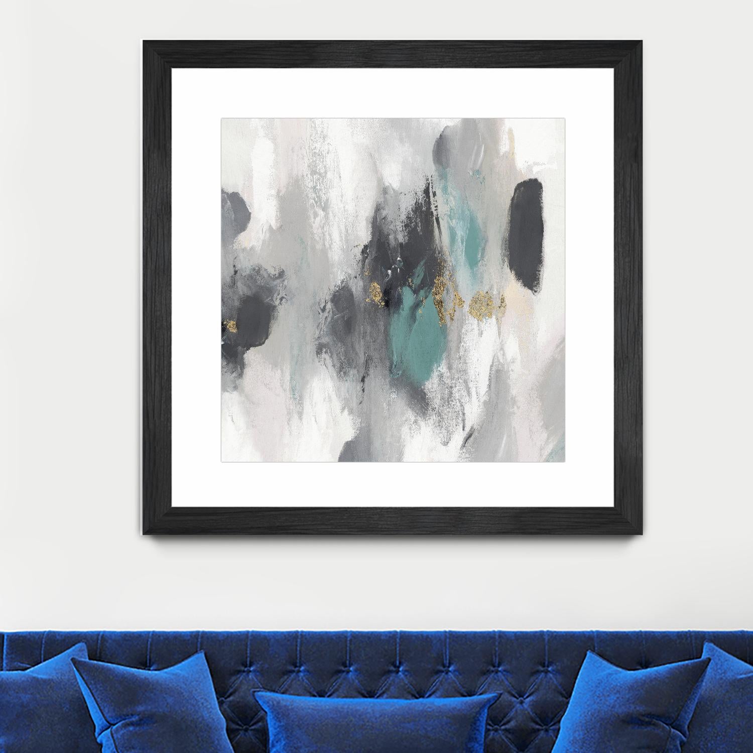 Gray Days I by PI Studio on GIANT ART - white abstract