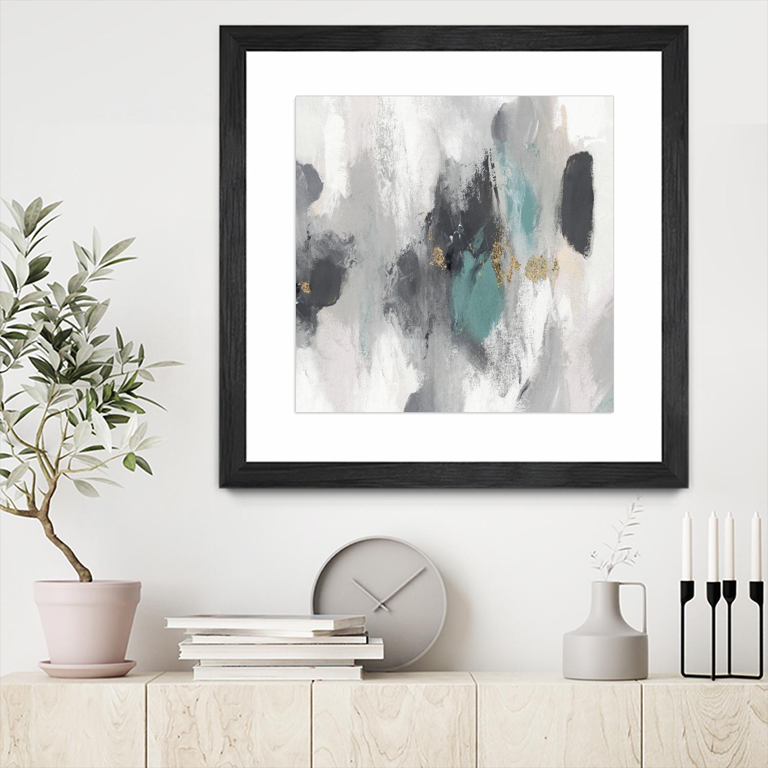 Gray Days I by PI Studio on GIANT ART - white abstract