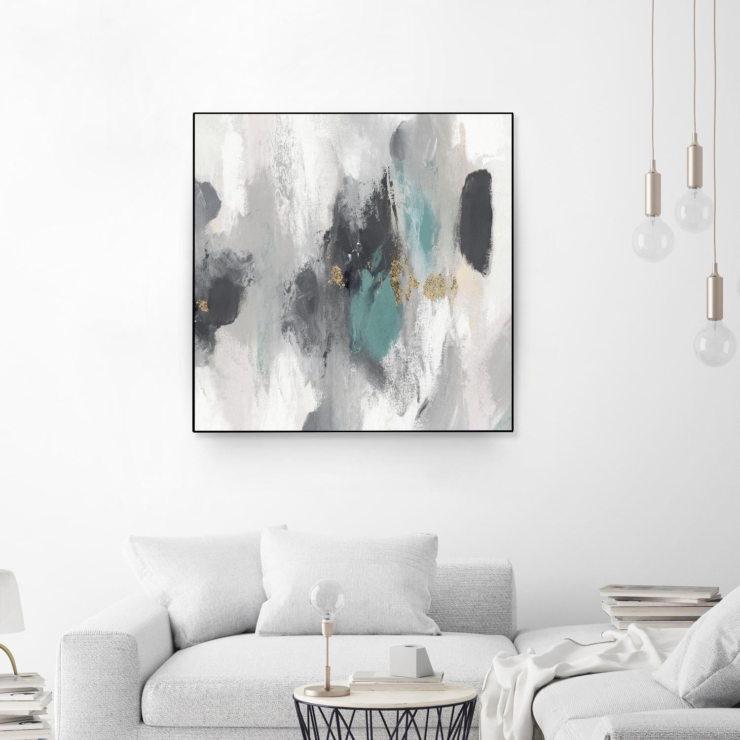 Gray Days I by PI Studio on GIANT ART - white abstract
