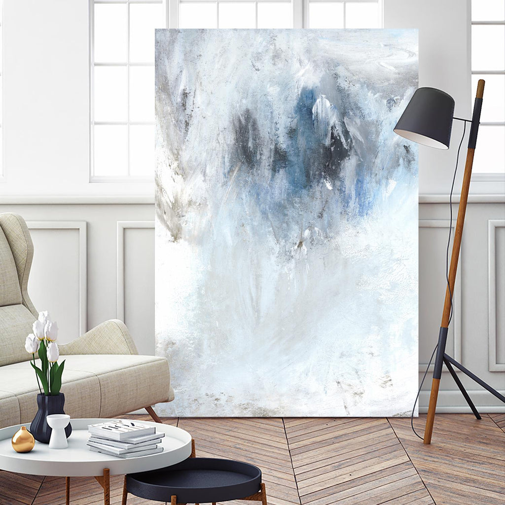 Winter Wonderland II par PI Studio sur GIANT ART - abstrait bleu
