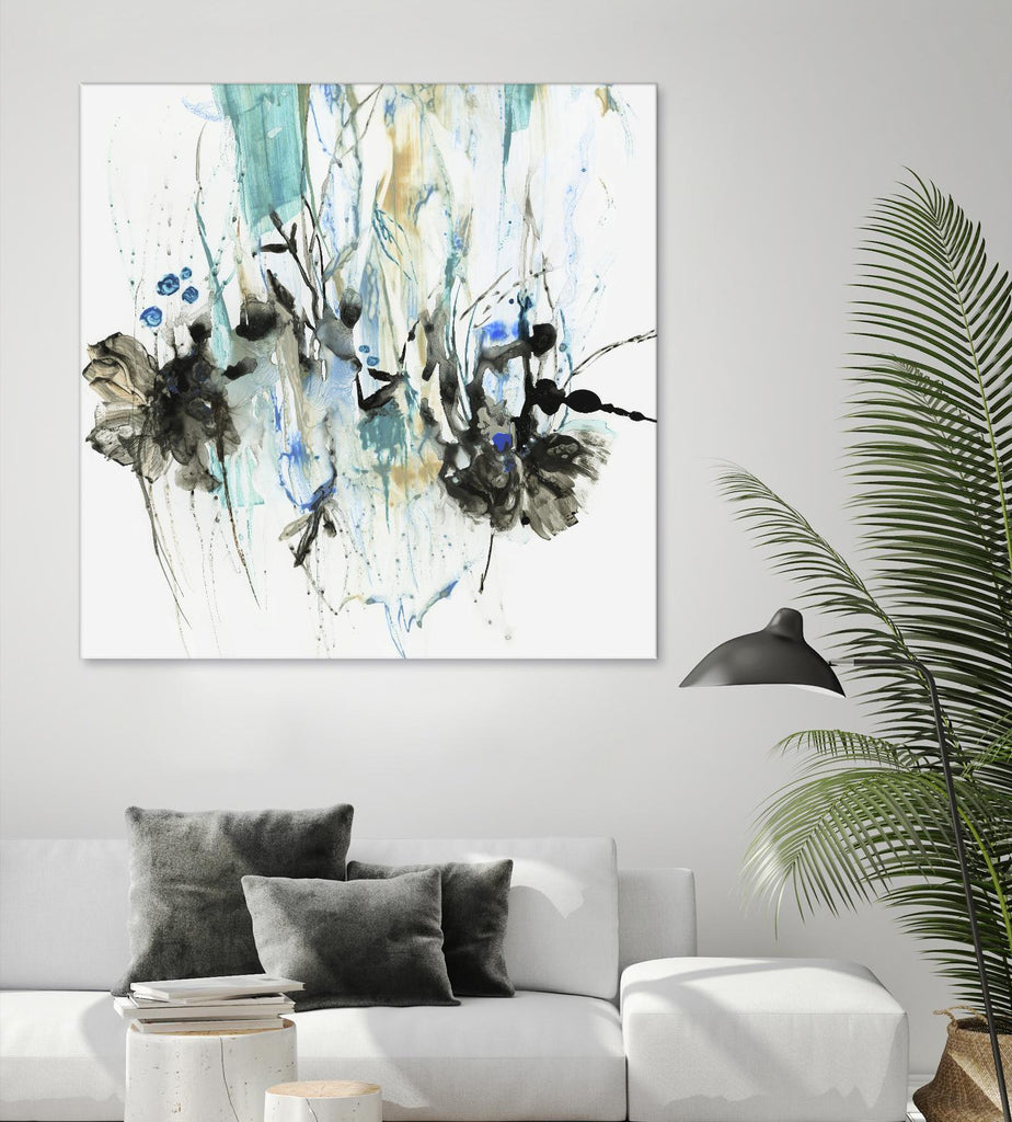 Water Splash II by PI Studio on GIANT ART - blue abstract