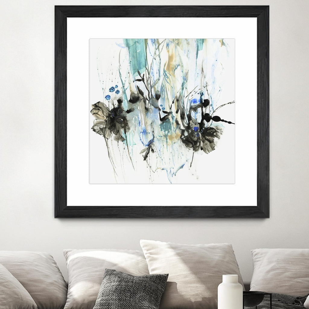 Water Splash II by PI Studio on GIANT ART - blue abstract