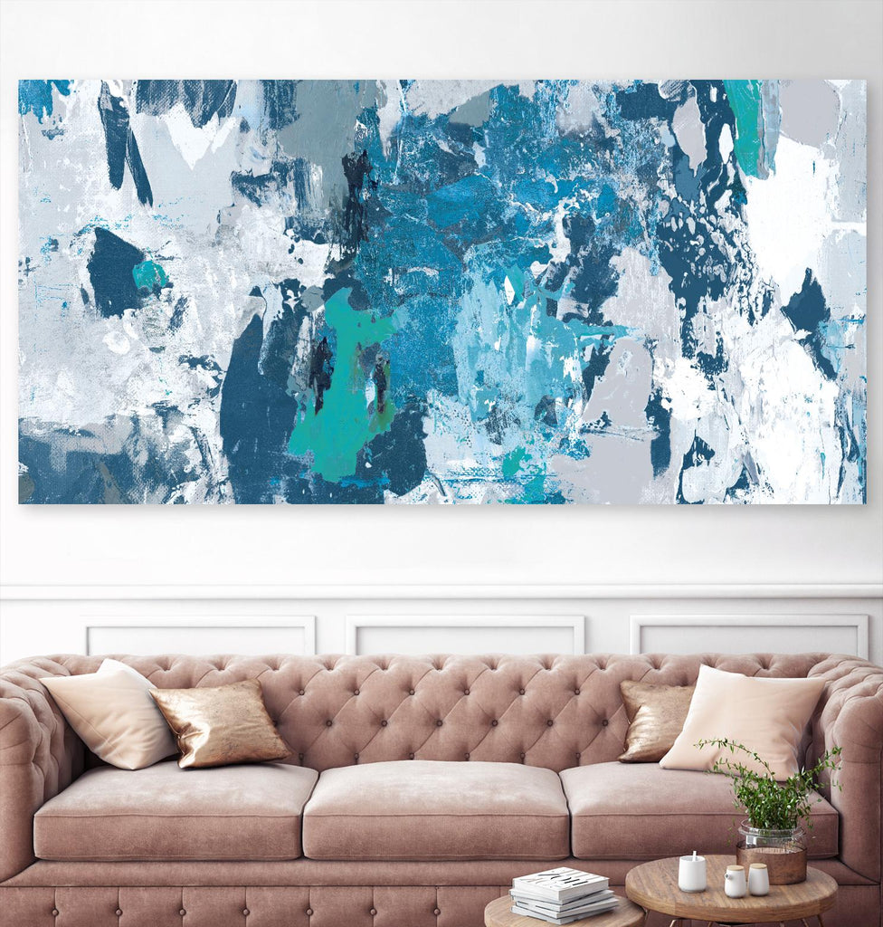 Tainted Blue by PI Studio on GIANT ART - white abstract