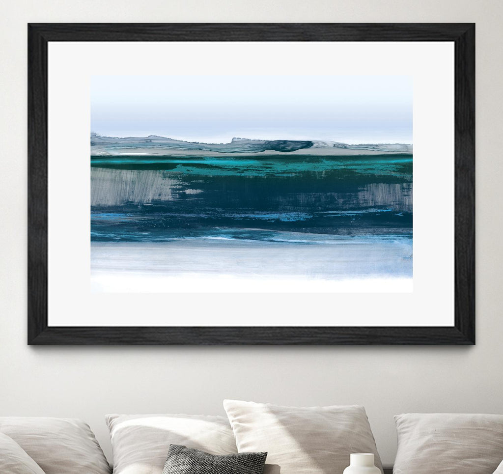 Smooth Blue by PI Studio on GIANT ART - blue abstract