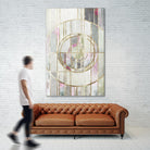 Blush Deco I by PI Studio on GIANT ART - gold abstract