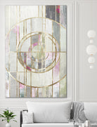 Blush Deco I by PI Studio on GIANT ART - gold abstract
