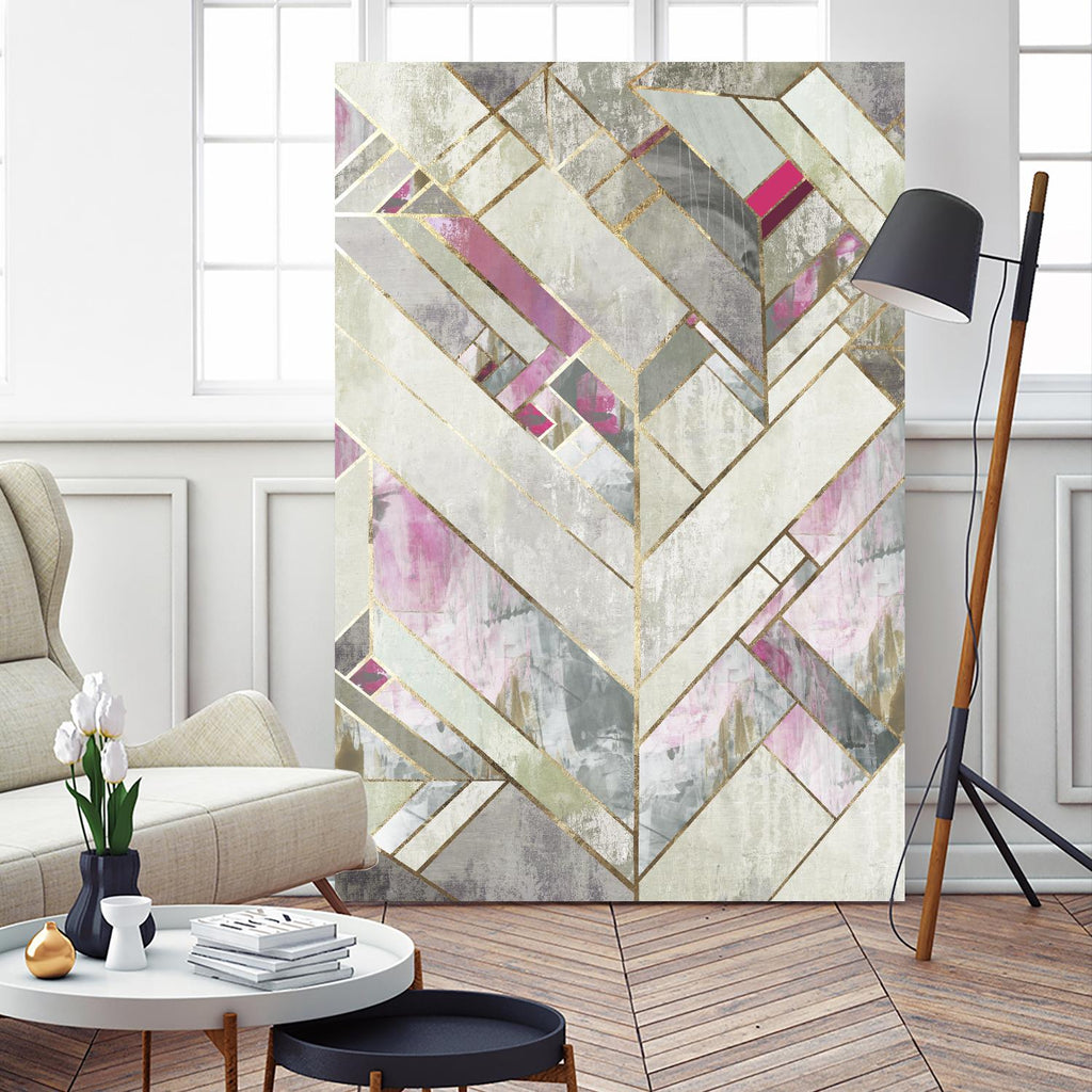 Blush Deco II by PI Studio on GIANT ART - pink abstract