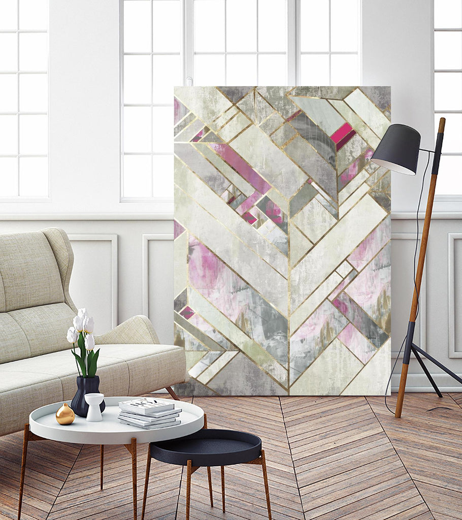 Blush Deco II by PI Studio on GIANT ART - pink abstract