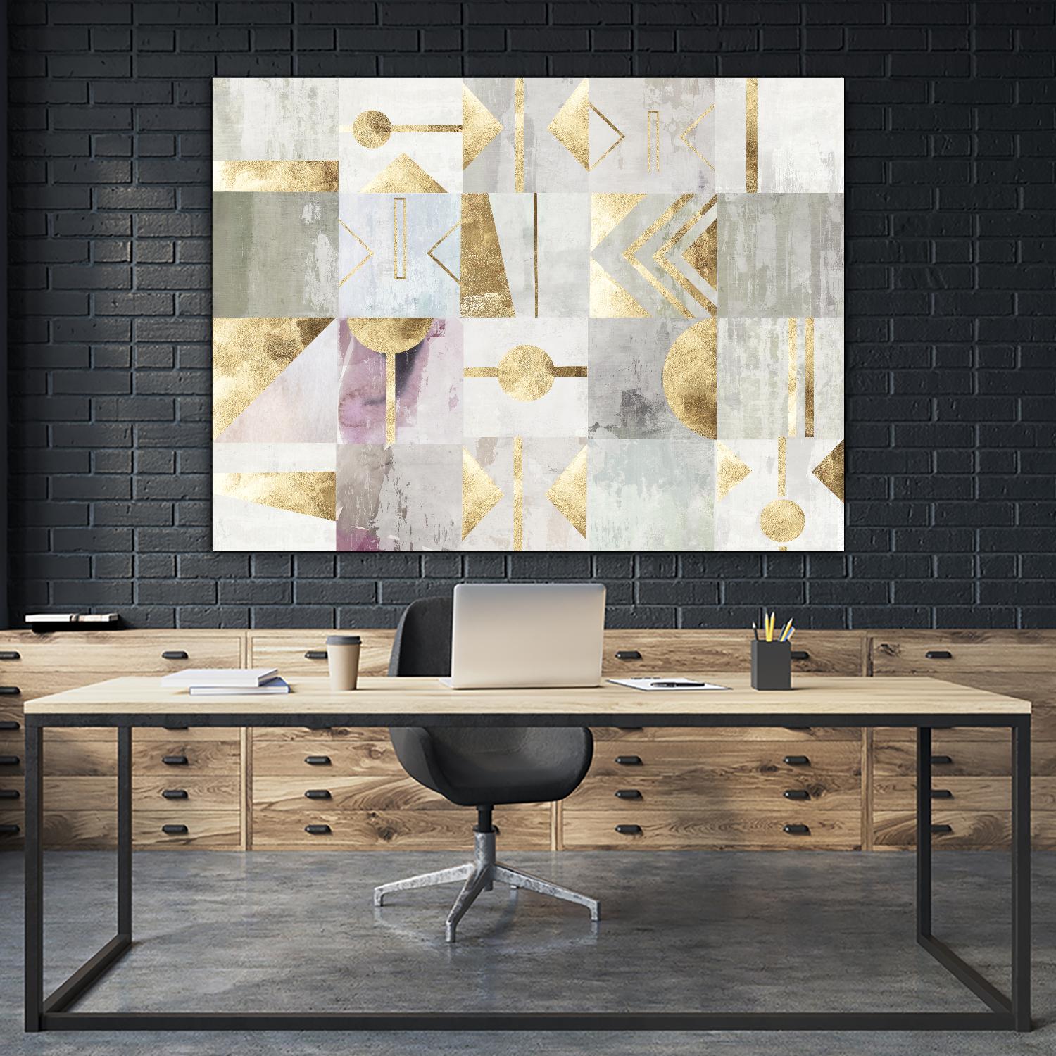 Gold Deco by PI Studio on GIANT ART - gold abstract