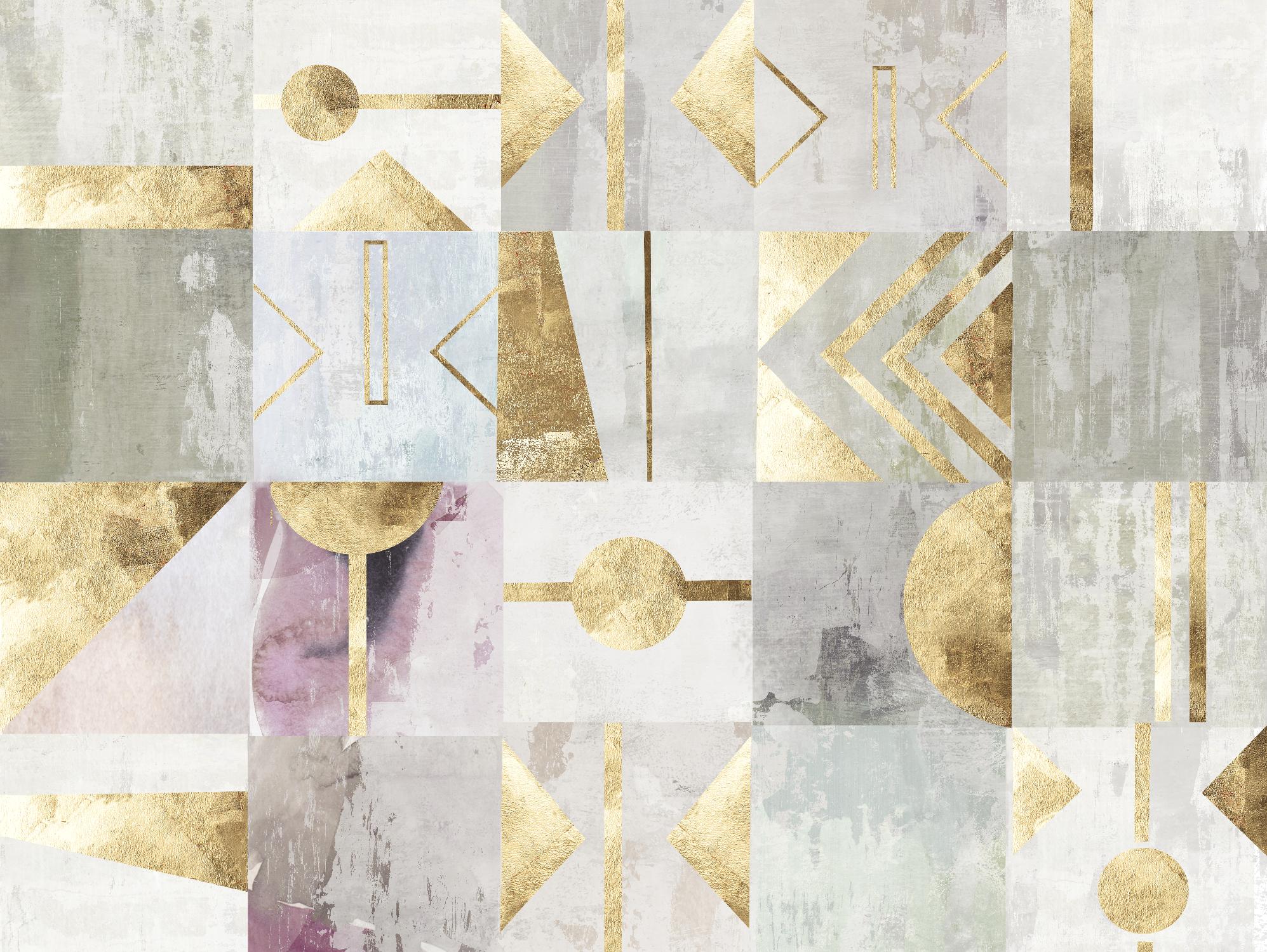 Gold Deco par PI Studio sur GIANT ART - abstrait or