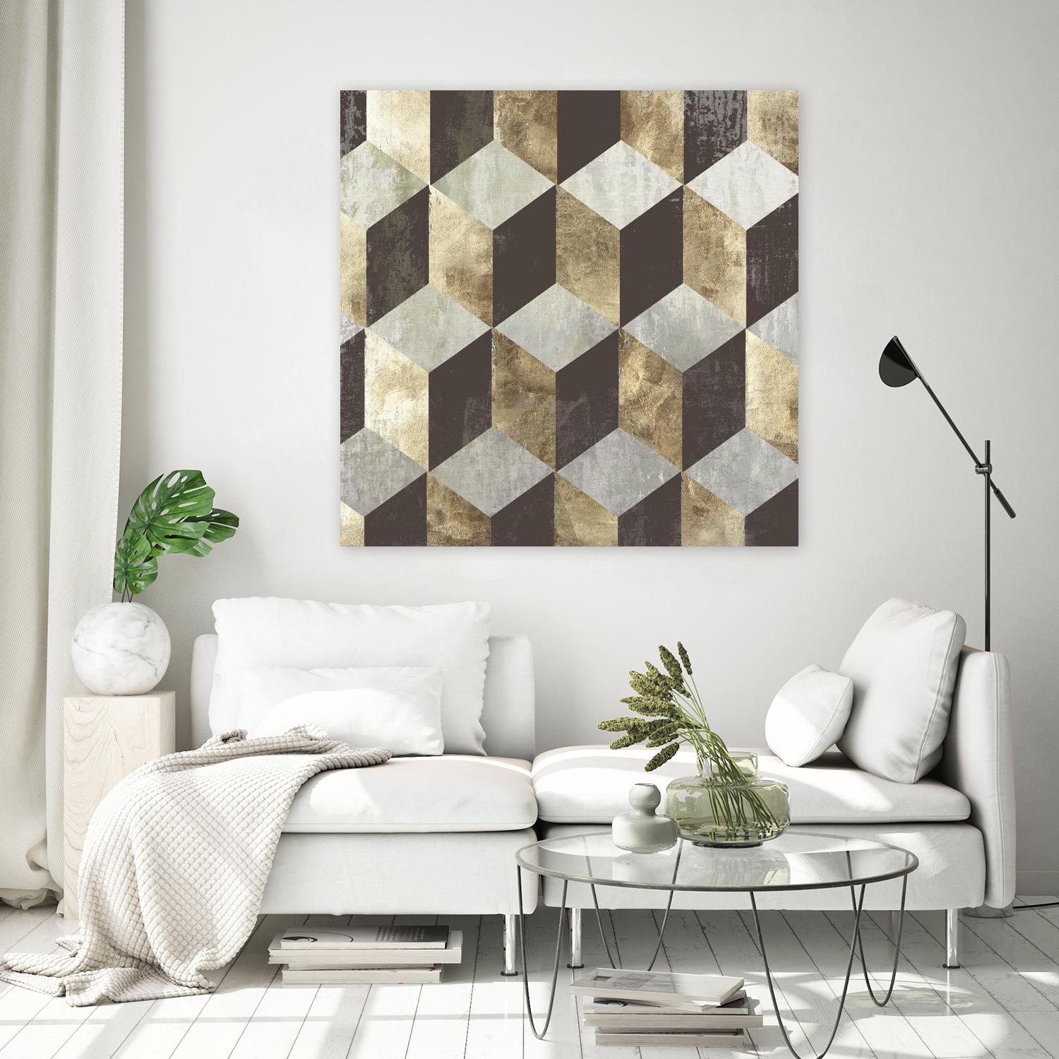 Scope by PI Studio on GIANT ART - gold shapes