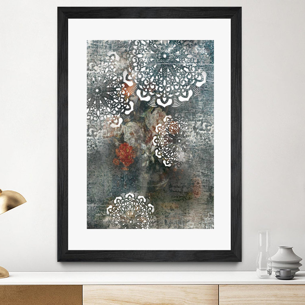 Doily II by PI Studio on GIANT ART - pink abstract