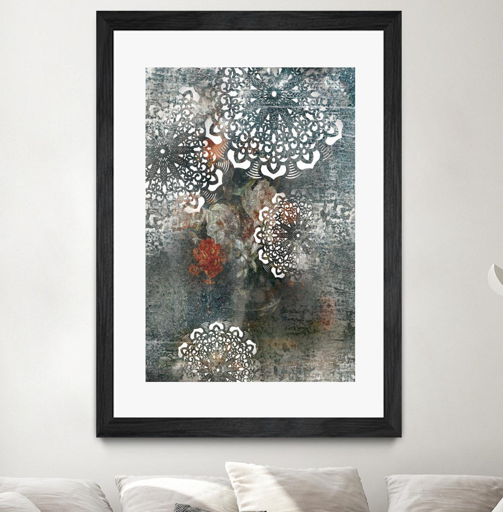 Doily II by PI Studio on GIANT ART - pink abstract