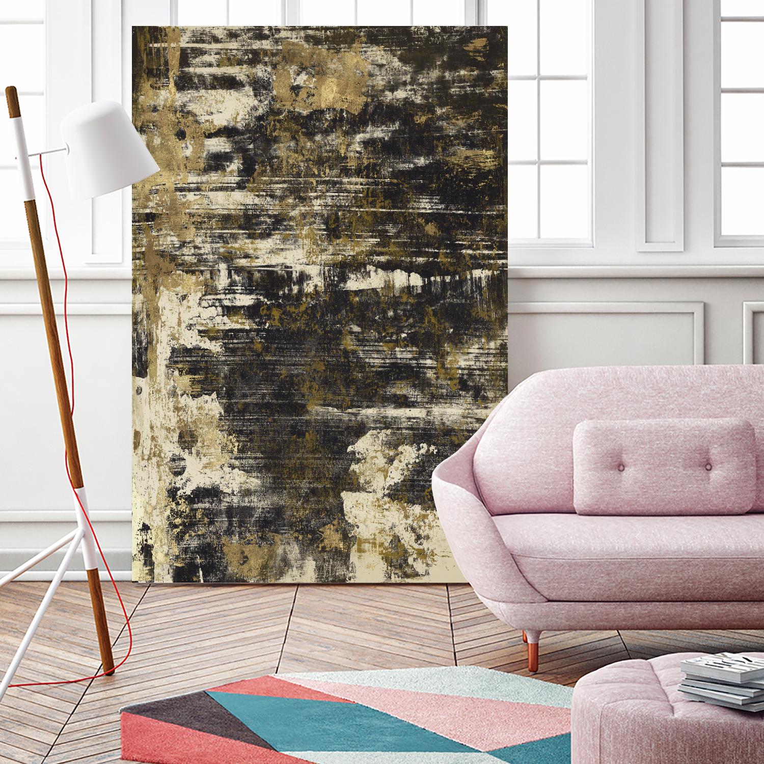 Slash I by PI Studio on GIANT ART - yellow abstract