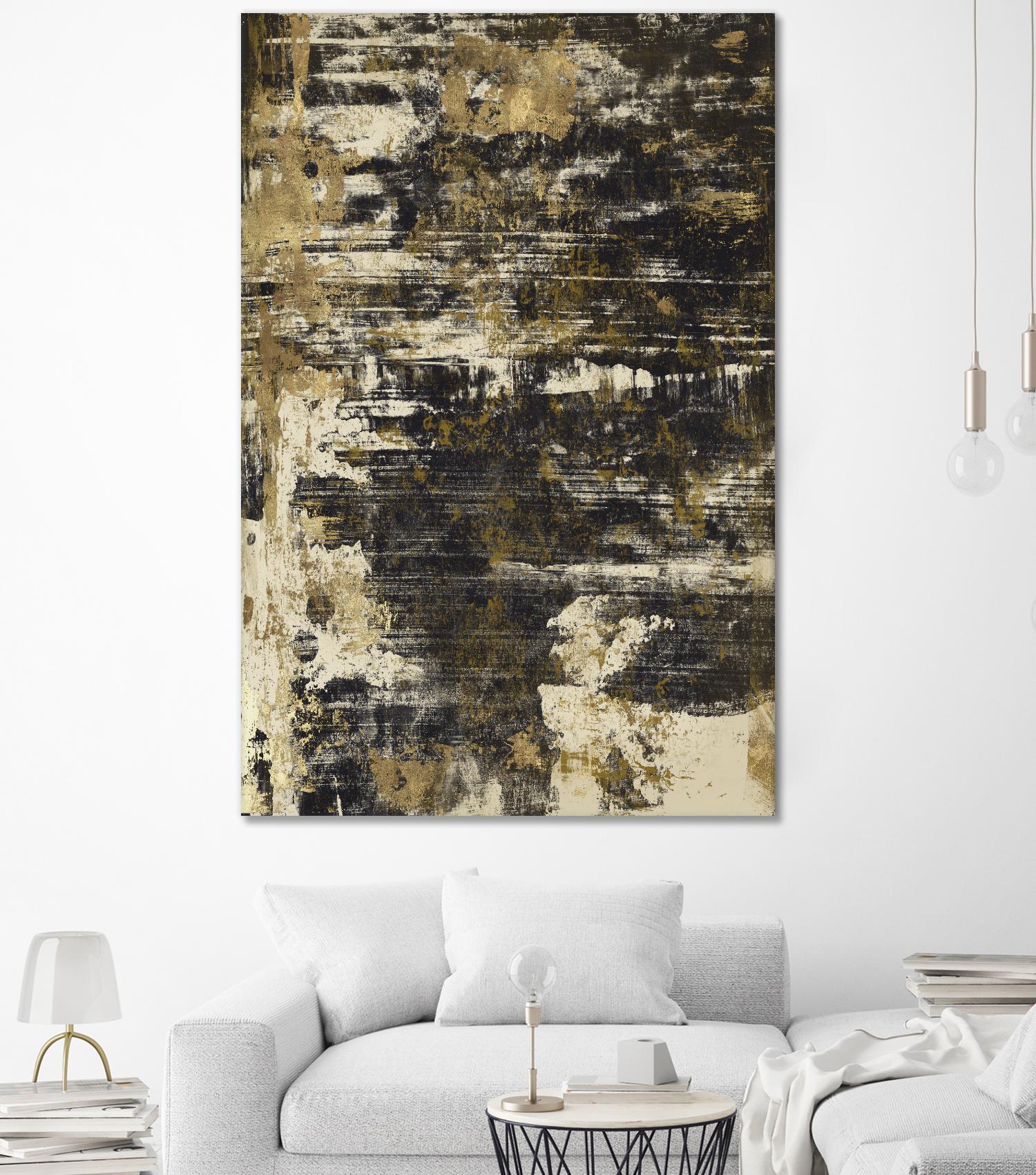 Slash I by PI Studio on GIANT ART - yellow abstract