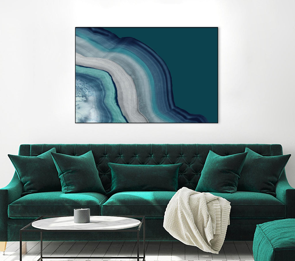 Agate Deep Blue Sea by PI Studio on GIANT ART - abstract