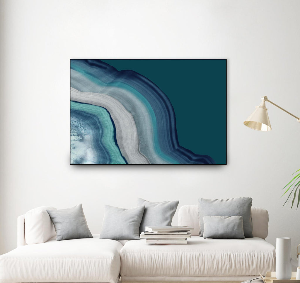 Agate Deep Blue Sea by PI Studio on GIANT ART - abstract