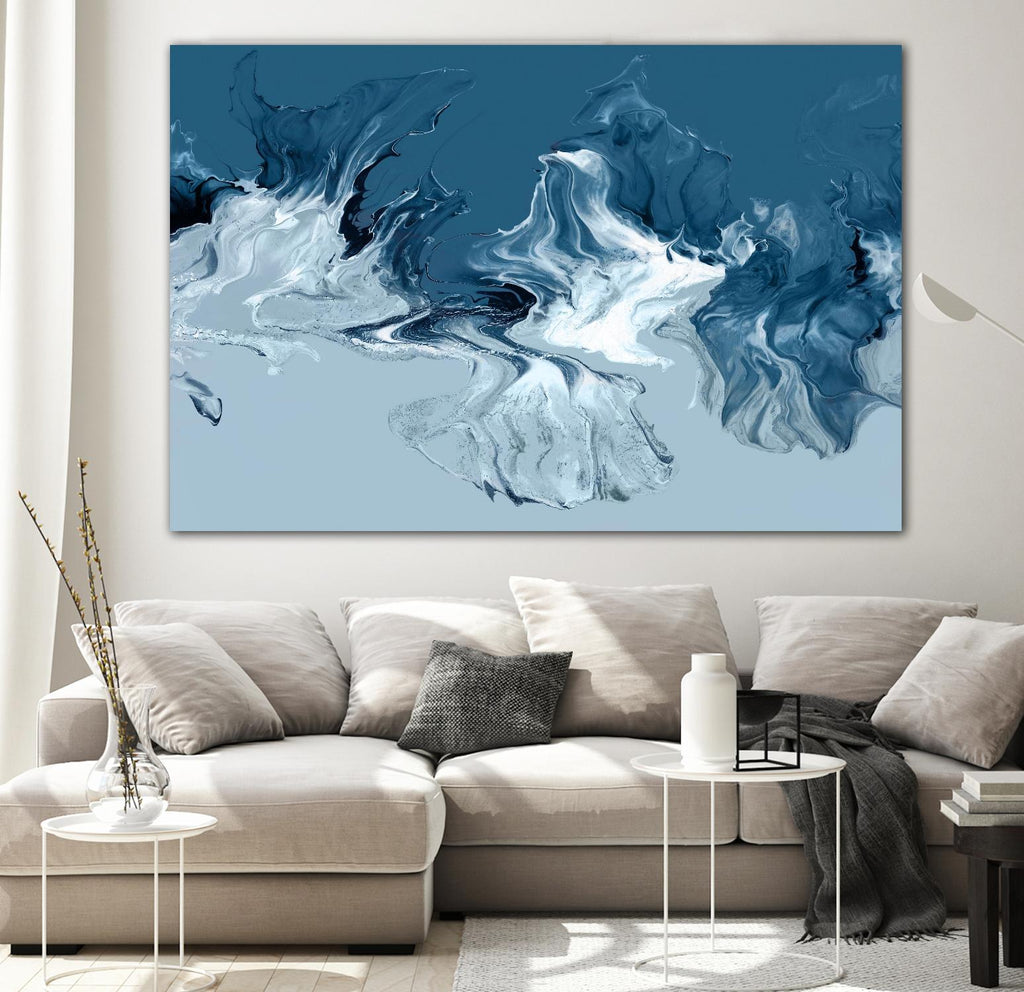 Azure Marble I by PI Studio on GIANT ART - abstract