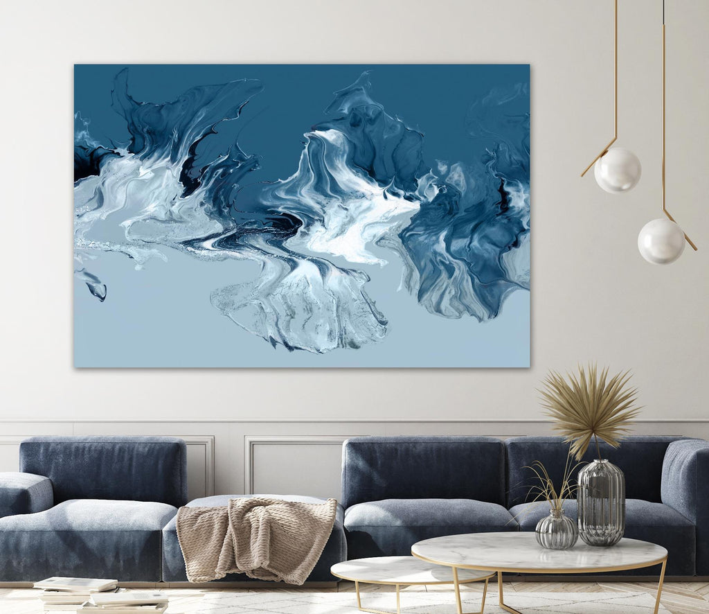 Azure Marble I by PI Studio on GIANT ART - abstract