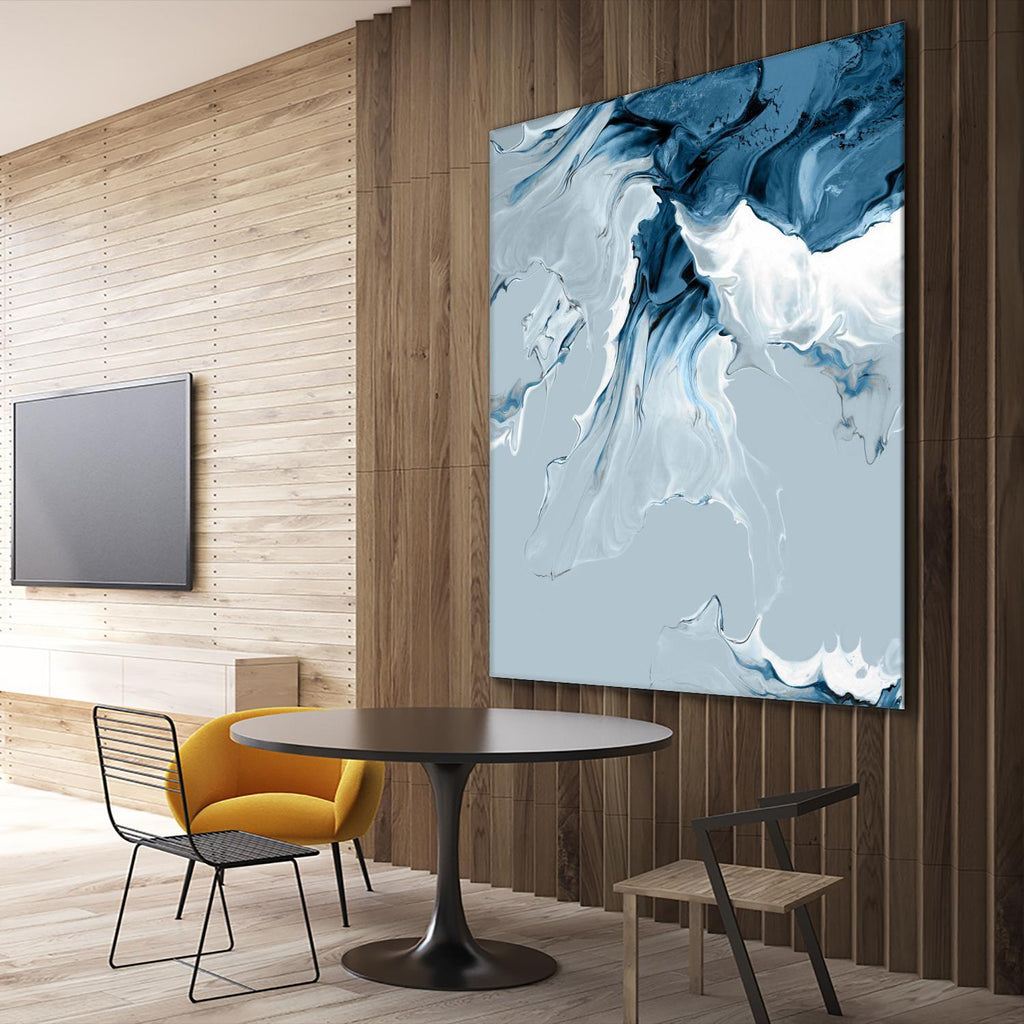 Azure Marble III par PI Studio sur GIANT ART - abstrait