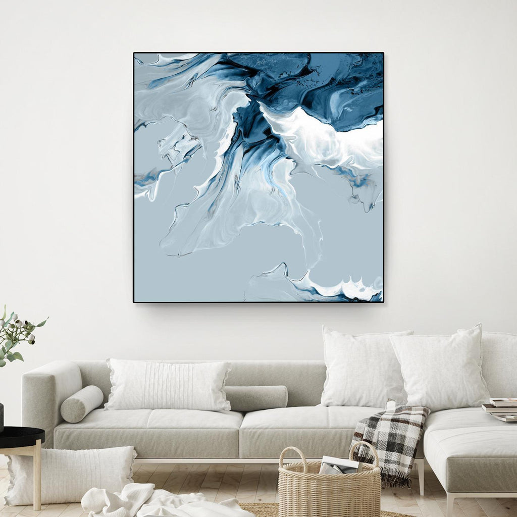 Azure Marble III by PI Studio on GIANT ART - abstract