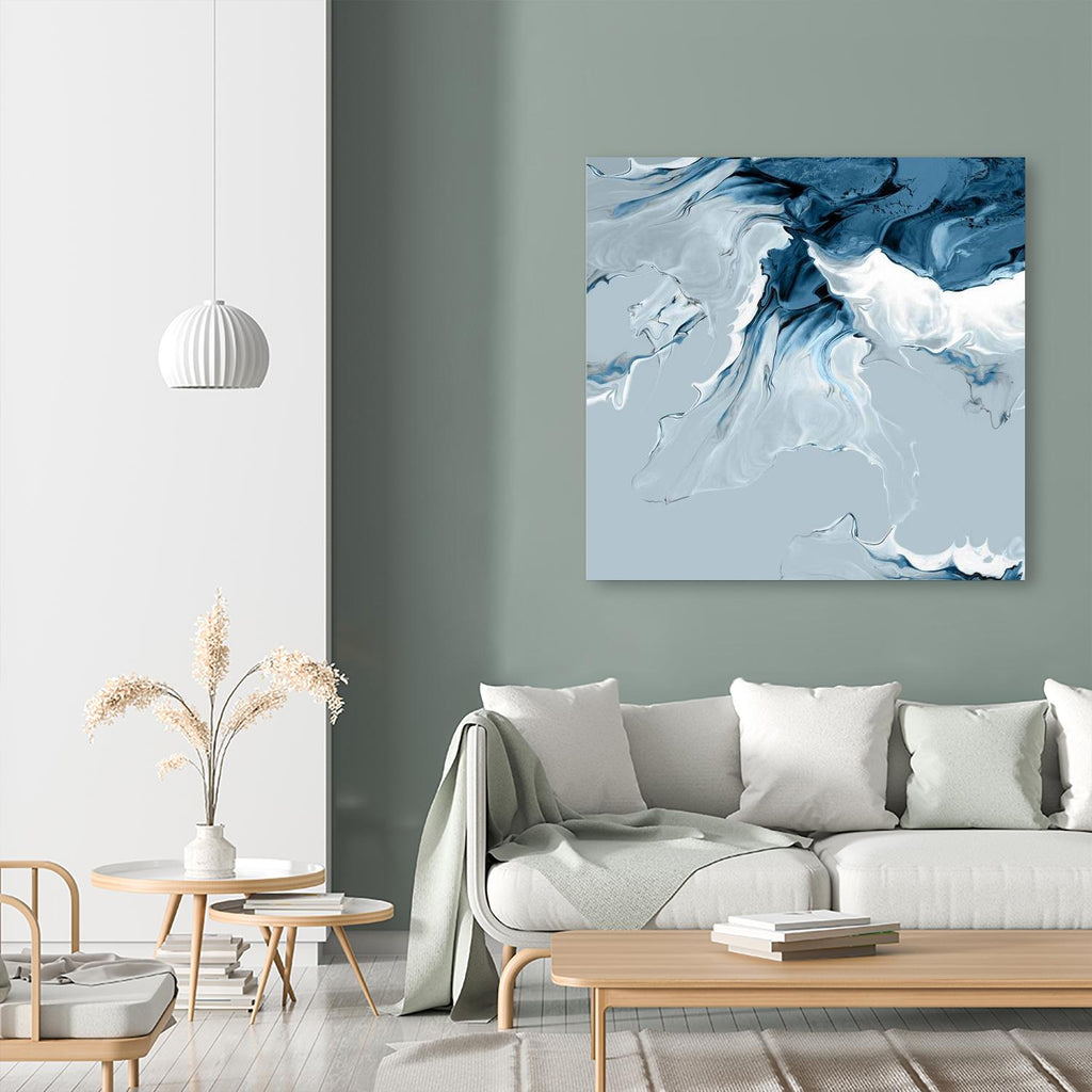 Azure Marble III by PI Studio on GIANT ART - abstract