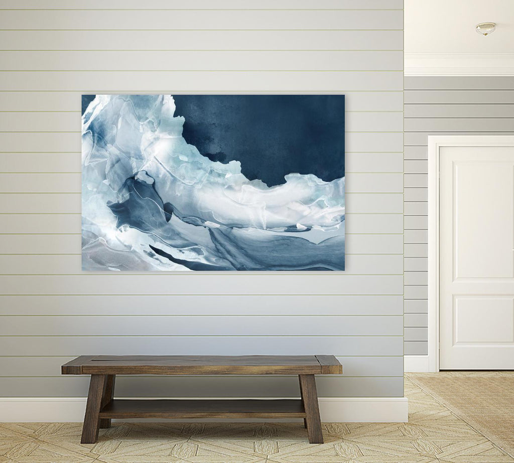 Wave of Blue Ice by PI Studio on GIANT ART - abstract