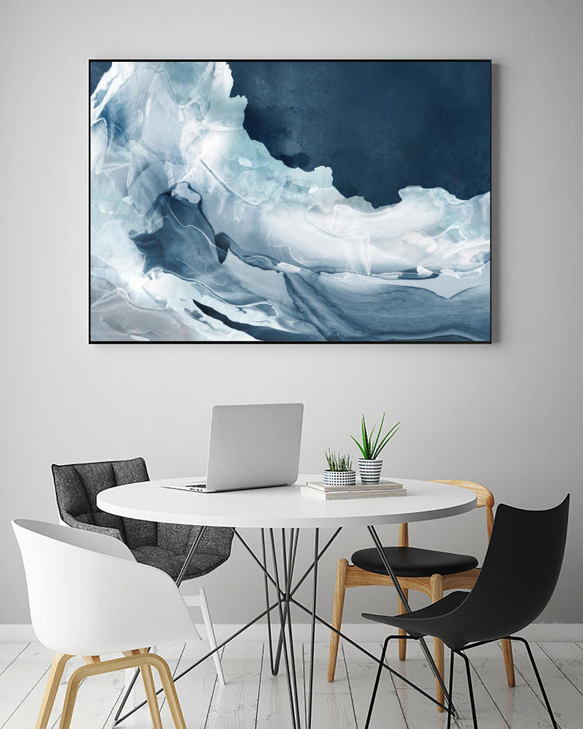 Wave of Blue Ice par PI Studio sur GIANT ART - abstrait