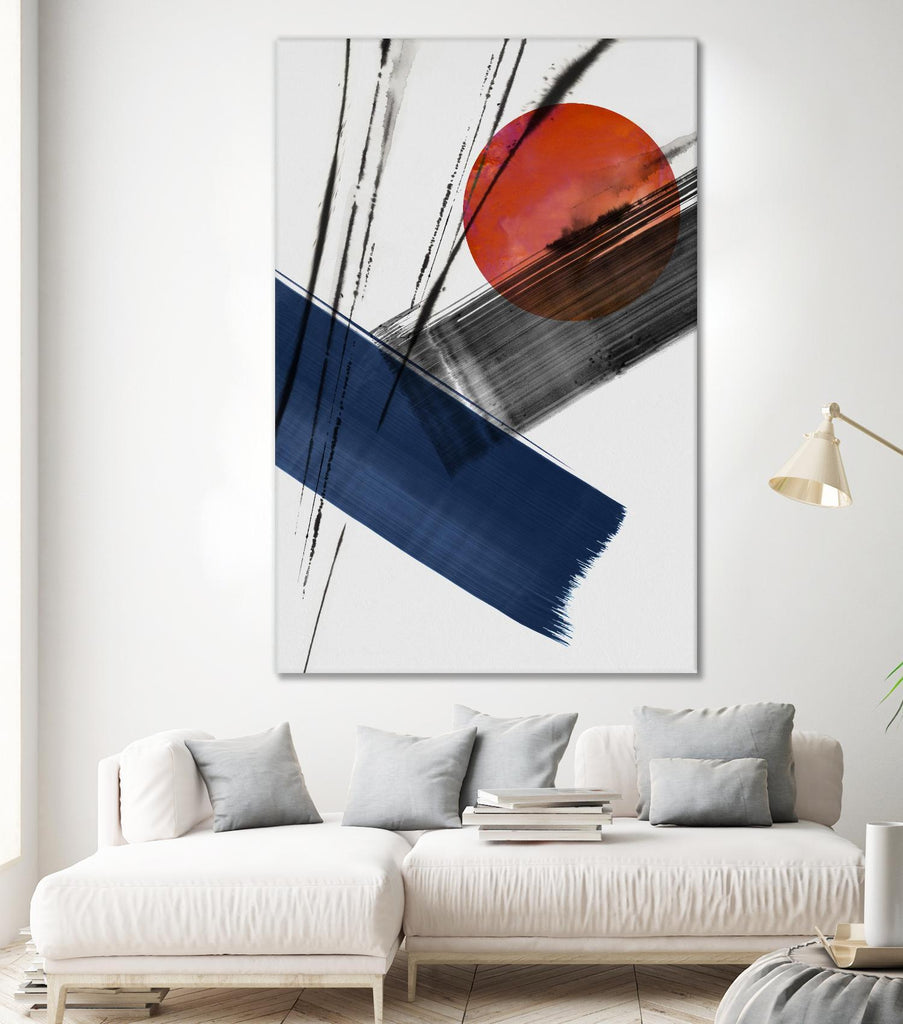Red Sun Over Paradise II by PI Studio on GIANT ART - abstract