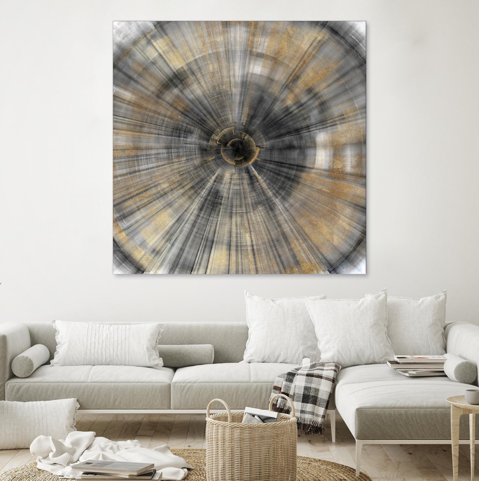 Golden Rays by PI Studio on GIANT ART - abstract
