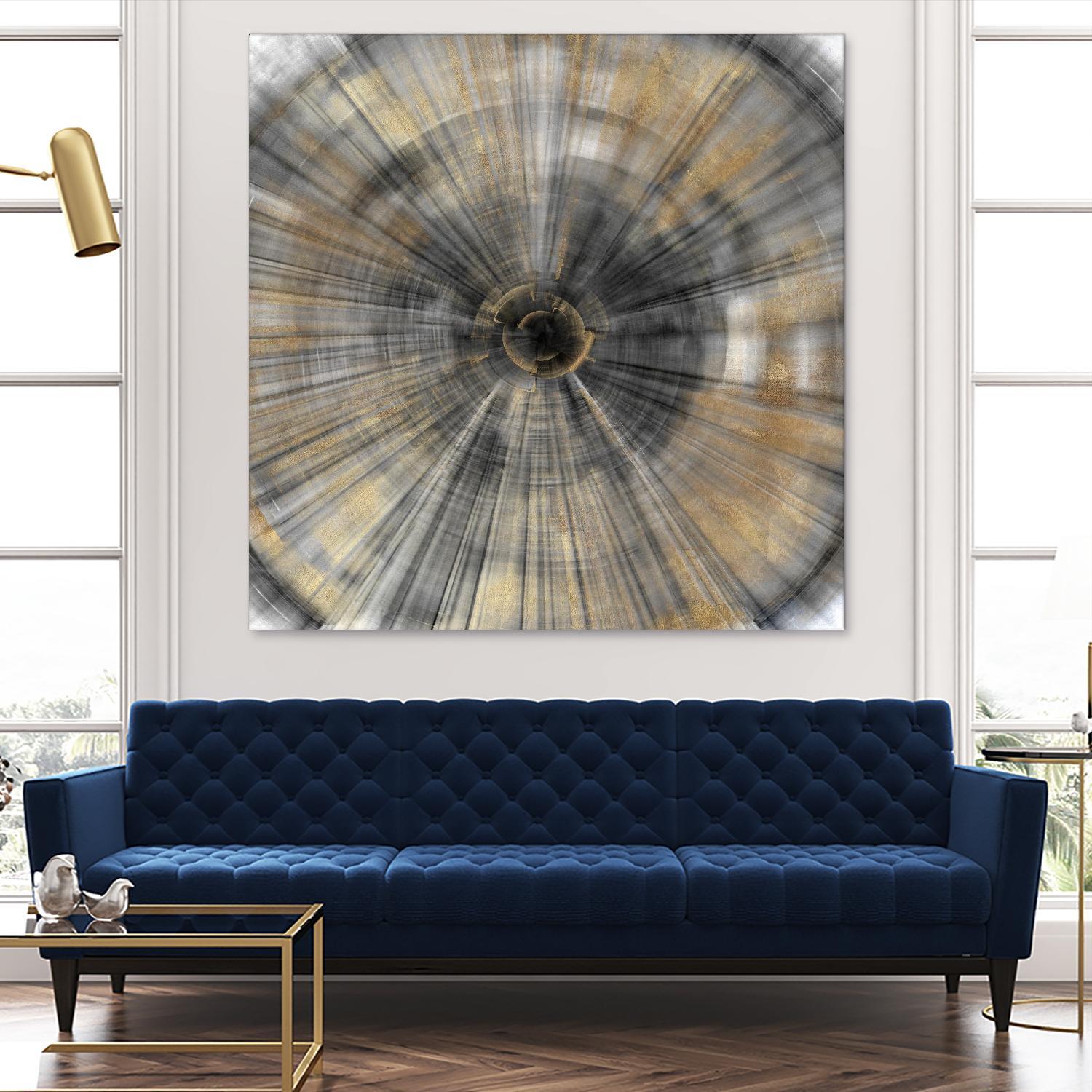 Golden Rays by PI Studio on GIANT ART - abstract