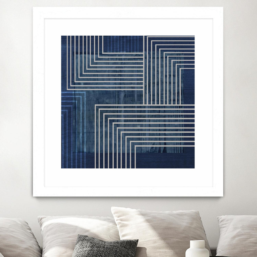 Beneath the Dark Blue Waves II by PI Studio on GIANT ART - abstract