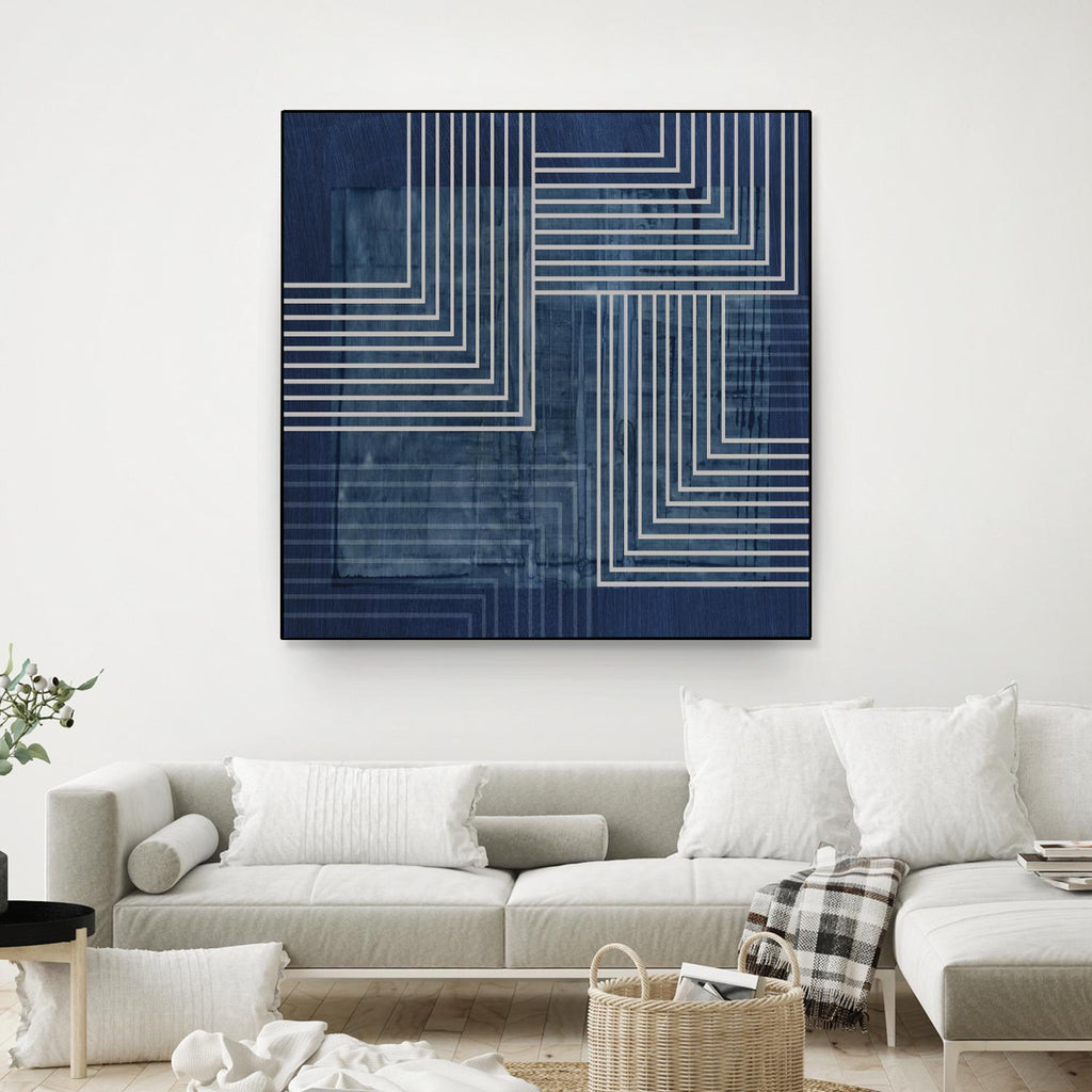 Beneath the Dark Blue Waves III by PI Studio on GIANT ART - abstract