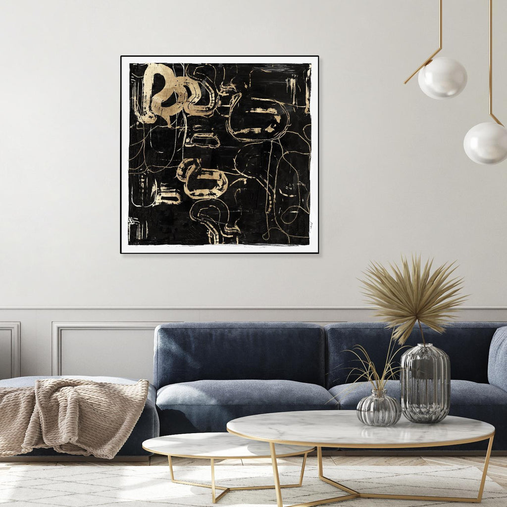 Golden Silence II by PI Studio on GIANT ART - abstract