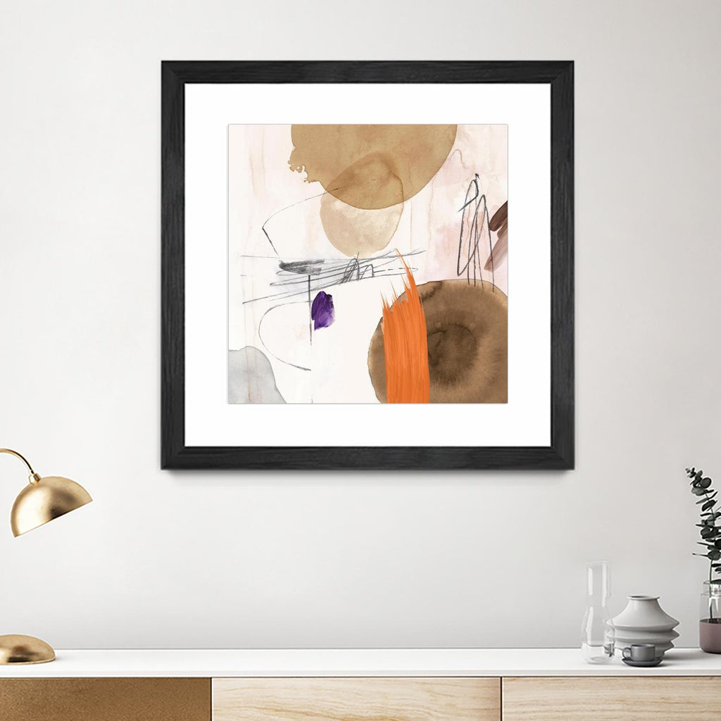 Velvet At Dusk II par PI Studio sur GIANT ART - abstrait orange