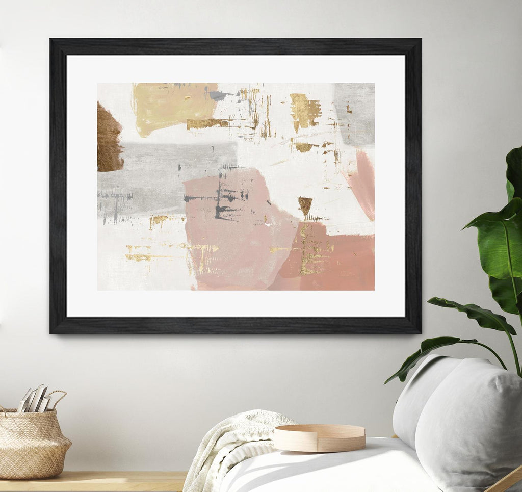 A Rose's Touch by PI Studio on GIANT ART - gold abstract abstract